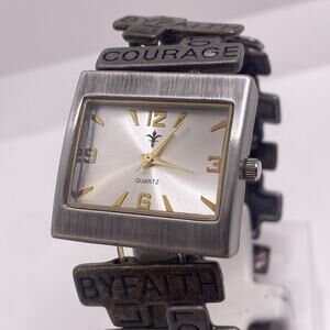 Womens Love Faith Christ Beaded Watch Works New Battery